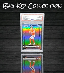 2024 Prizm Rookies Bo Nix Rc Silver Holo Prizm PSA 10 - Foto 1 di 3
