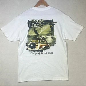 Camiseta de colección Wakeboard Pine Flat Lake Water Worx para hombre talla grande año 2000 - Imagen 1 de 9
