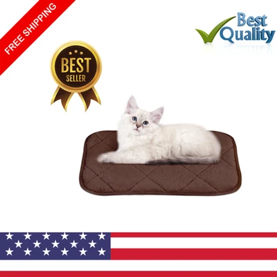 Alfombra térmica autocalentable para gatos manta antideslizante lavable pequeña 20x16 pulgadas Foto 1 de 4