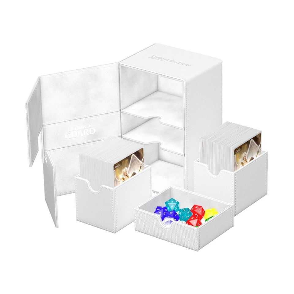 Ultimate Guard Deck Box Twin Flip'n'Tray XenoSkin 160+ - Blanco Nuevo Foto 1 de 1