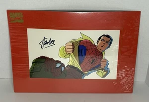 1994 Marvel Spiderman Stan Lee signiert Echtheitszertifikat Lithographie Druck versiegelt Comic Cell - Bild 1 von 9