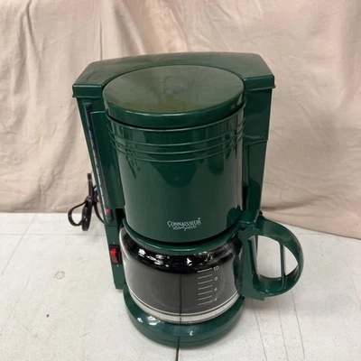 GEVALIA KAFFE Connaisseur Concepts Green Coffee Maker 10 Cup GM-610G tested work - Image 1 of 4