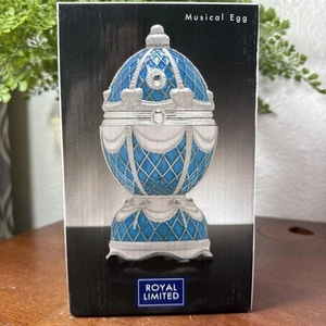Musical Egg & Rotating Horse Plays Carousel Waltz New In Box Style 511457 - Picture 1 of 11