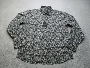 Bugatchi Shirt Mens 3XL Clay Classic Fit Superfine Stretch Cotton Button Down - Picture 1 of 14