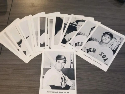 Jay Publishing Lot Of 26 Boston Red Sox - Ted Williams, Malzone, Higgins - Image 1 of 4