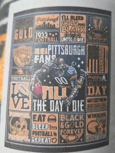 NFL Pittsburgh Football Throw Blanket 50" X 60" - Picture 1 of 3