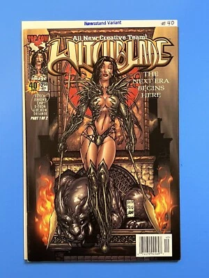 WITCHBLADE #40 IMAGE TOP COW  June 2000 Newsstand Variant HTF - Image 1 of 4