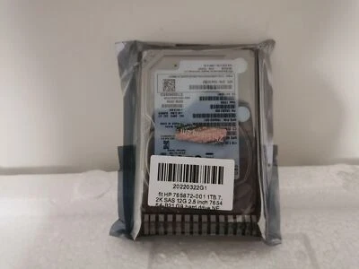 For HP 765872-001 1TB 7.2K SAS 12G 2.5 inch 765464-B21 G9 Hard Drive - Image 1 of 3