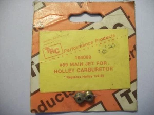 TRC PERFORMANCE PARTS CARBURETOR MAIN JETS 2, 1/4-32 thread 2 PK 1040-89 PAIR - Bild 1 von 1