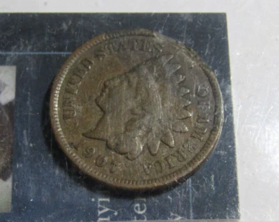 Clip irregular #360 Indian Penny 1907 1C error como nuevo - En muy buen estado+++ Foto 1 de 3