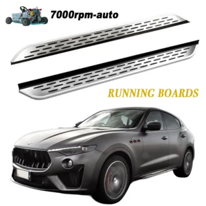 Side Steps Runing Boards Fits for Maserati Levante 2016-2023 Nerf Bar - Picture 1 of 10