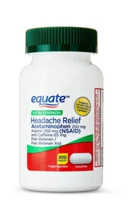 Extra Strength Headache 200ct Acetaminophen, Aspirin, Caffeine *Excedrin Compare - Picture 1 of 5