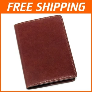 Premium Italian Leather Passport Cover - Lightweight & Durable Handmade Design - Picture 1 of 9