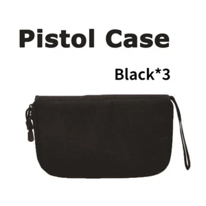 3X Tactical Gun Bag Army Padded Pistol Handgun Storage Carry Hunting Case Pouch - Picture 1 of 6