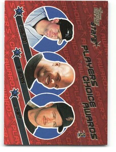 2001 Topps Stars Player's Choice Awards #PCA7 Todd Helton/Barry Bonds/Jeff Kent