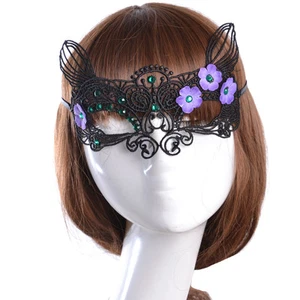 Eye-Mask-Sexy-Lace-Venetian-Masquerade-Ball-Halloween-Party-Fancy-Dress-Costume - Picture 1 of 5