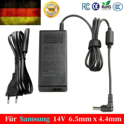 14V Monitor-Netzteile für Samsung C27F396FHN LC27F396FHNXZA EU-Stecker + Kabel - Bild 1 von 4