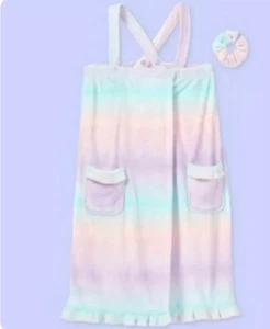 Bata envolvente More Than Magic Girls pastel arco iris spa con crunchie - S/M - Imagen 1 de 5