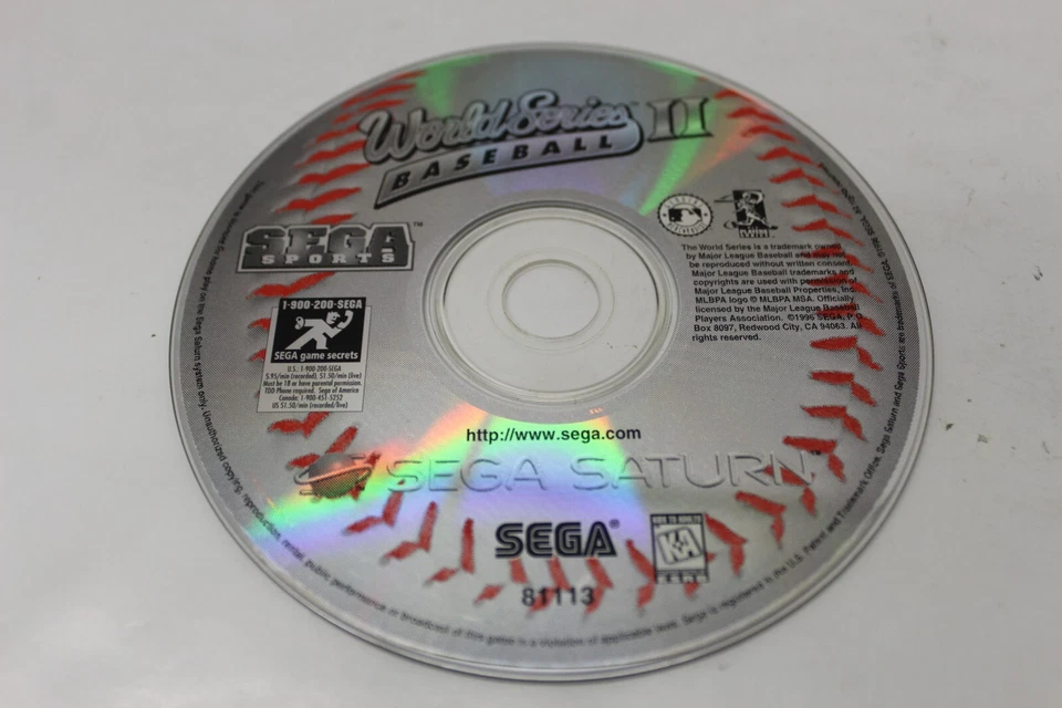 World Series Baseball II (Sega Saturn, 1996) Disc Only - Image 1 of 1