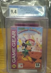 Mickey's Ultimate Challenge Sega Game Gear, 1994 ¡Nuevo! CGC 9,4 A+ - Imagen 1 de 8