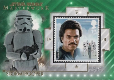 Star Wars Masterwork 2020, Stormtrooper (Green) Stamp Relic Card SC-SL #59/99 - Image 1 of 2