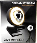 Webcam Baina L33 Stream avec Ring Light 2021 Full HD 1080