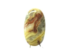 Crazy Lace Achat - Agate Cabochon 41x23,6 mm 62 ct. Nr. U25777 - Bild 1 von 1