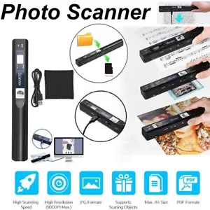 900DPI Digital Handyscan Wireless Portable Mobile A4 Photo & Document Scanner - Picture 1 of 10