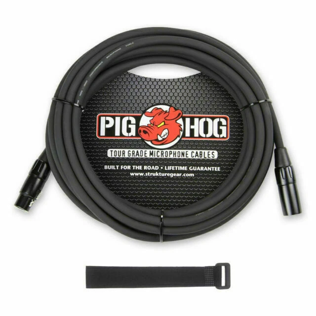 Pig Hog PHM25 25ft XLR Microphone Cable