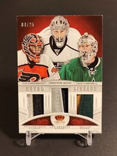2013-14 Crown Royale Lineage Materials Prime 04/25 Vanbiesbrouck Quick Campbell