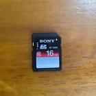 SONY SD Card SF-16NX 16GB