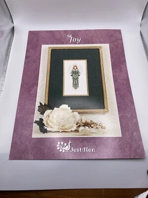 Just Nan ~ Joy Angel ~  Counted Cross Stitch Chart JN064 - Image 1 of 3