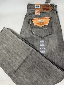 Jeans Levi's Premium 501 Talla Original 36x32 Botón Mosca Pierna Recta Nuevos con Etiquetas - Imagen 1 de 9