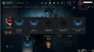 LOL EUW Account | Platinum 2 | ~80 Champions | 24 Skins - Bild 1 von 4