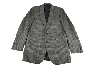 Jones New York Mens Gray Pockets Notch Collar Single Breasted Blazer Jacket 40L - Picture 1 of 12