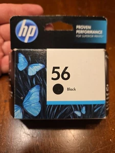 Cartucho de tinta negro HP 56 OEM sellado genuino C6656A caducado enero 2016 - Imagen 1 de 5