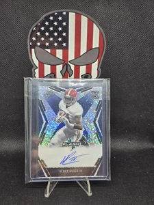 2020 Leaf Flash Blue 32/35 Henry Ruggs III #BA-HR3 Rookie Auto RC RAIDERS - Picture 1 of 2