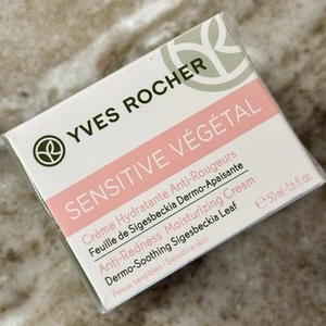 Yves Rocher  Sensitive Vegetal Cream 1.6 fl.oz. Smoothing hydrating anti-redness - Picture 1 of 6