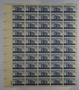 US SCOTT 1074 PANE OF 50 BOOKER T WASHINGTON STAMPS 3 CENT FACE MNH - Picture 1 of 1