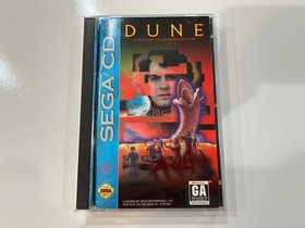 Dune (Sega CD, 1993) CIB Complete in Box w Manual + Reg Card + Foam Tested EXC