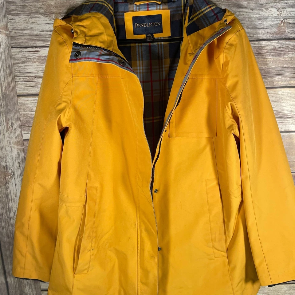 Pendleton Women's Yellow Waterproof Rain Jacket - Image 1 of 4