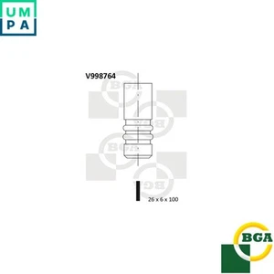 4x INLET VALVE V998764 FOR BMW X6/E71/E72 3/E46/E8/5/E9/X5/E5/Compact/E90/E91 - Picture 1 of 8