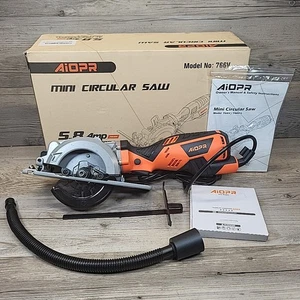 Mini Sierra Circular AiPro Modelo 766V 5.8 Amp 4 1/2" con Cable 3500 Velocidad - Imagen 1 de 8