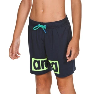 ARENA Boys' Swim Shorts JR Boxer Swimming Pants Navy/Neon Green 140cm - Picture 1 of 4
