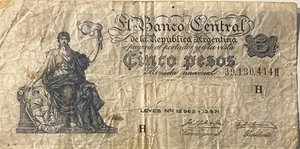 1962 5 Dollar C Pesos - Bild 1 von 7