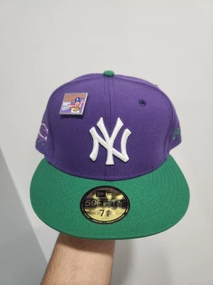 New Era New York Yankees 59Fifty Big League Chewy Grape Edition W/pin 7 3/8 - Image 1 of 4