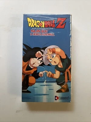 Dragon Ball Z - Majin Buu: A Heros Farewell VHS, 2002 licensed By Funimation - Image 1 of 2