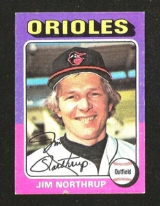 1975 Topps BASEBALL MINI #641 JIM NORTHRUP BALTIMORE ORIOLES (SB1) - Picture 1 of 1