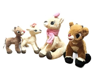 Rudolph The Red Nosed Reindeer CLARICE RUDOLPH Plush Stuffed Animal Lot T13 - Picture 1 of 17