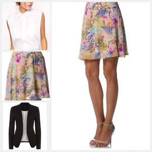 Women's Soft Summer Floral Print Mini Skirt **NEW (Size 12) - Picture 1 of 5